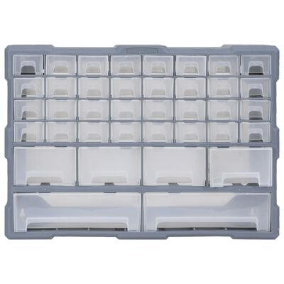 vidaXL Organisateur multi-tiroirs avec 38 tiroirs 52x16x37,5 cm