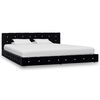 vidaXL Cadre de lit sans matelas noir velours 180x200 cm