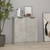 vidaXL Buffet Gris béton 60x30x70 cm Bois d'ingénierie
