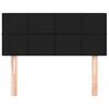 vidaXL Tête de lit Noir 90x5x78/88 cm Tissu