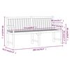 vidaXL Banc de jardin 180 cm Bois solide d'acacia