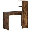vidaXL Bureau Ch&ecirc;ne fum&eacute; 102 x 50 x 124 cm Bois d'ing&eacute;nierie