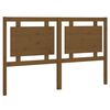 vidaXL T&ecirc;te de lit Marron miel 155,5x4x100 cm Bois massif de pin