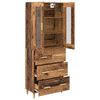 vidaXL Haut Armoire avec tiroir Bois Ancien 69,5 x 34 x 180 cm