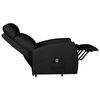 vidaXL Fauteuil Noir Similicuir