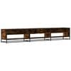 vidaXL Meuble TV ch&ecirc;ne fum&eacute; 270x40x46 cm bois d'ing&eacute;nierie