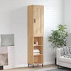 vidaXL Buffet haut Ch&ecirc;ne sonoma 34,5x34x180 cm Bois d'ing&eacute;nierie
