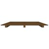 vidaXL Cadre de lit sans matelas marron miel 120x200 cm pin massif