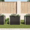 vidaXL Lit surélevé de jardin Anthracite 100x40x77 cm Acier galvanisé