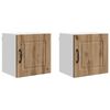 vidaXL Meuble mural PORTO 2 pc Ch&ecirc;ne artisanal Bois d'ing&eacute;nierie