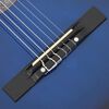 vidaXL Ensemble de guitare découpée classique 12 pcs 6 cordes Bleu 38"