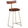 vidaXL Tabourets de bar lot de 2 49x43x88 cm bois de manguier massif
