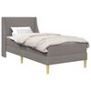 vidaXL Cadre de lit avec matelas 2 pc Housse amovible