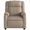 vidaXL Fauteuil de massage inclinable &eacute;lectrique cappuccino similicuir