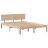 vidaXL Lit biblioth&egrave;que sans matelas 160x200 cm bois massif de pin