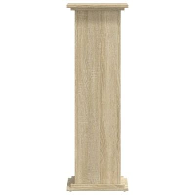 vidaXL Support pour plantes chêne sonoma 33x33x100cm bois d'ingénierie