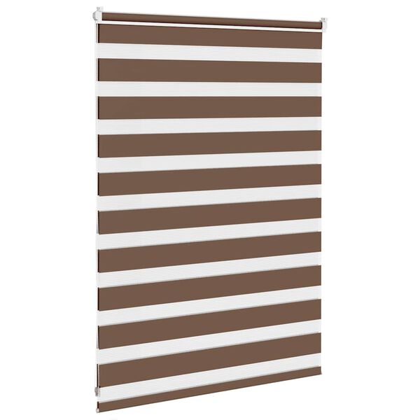 vidaXL Store z&egrave;bre marron 95x100 cm largeur du tissu 90,9 cm polyester