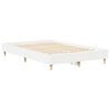 vidaXL Cadre de lit sans matelas blanc 120x190 cm bois d'ing&eacute;nierie
