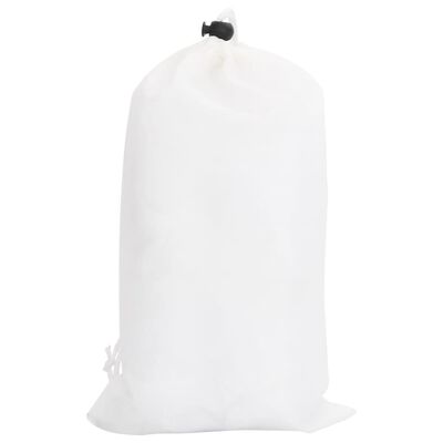 vidaXL Filet de camouflage avec sac de rangement 623x203 cm blanc