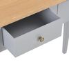 vidaXL Table de console et coiffeuse Gris 79x30x74 cm Bois