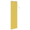 vidaXL Store enrouleur avec des rideaux Jaune 60 x 220 cm Bambou