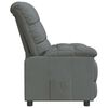 vidaXL Fauteuil inclinable Gris fonc&eacute; Tissu