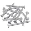 vidaXL Vis pour meubles 12 pc Argent&eacute; M6 x 85 mm Acier