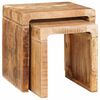 vidaXL Tables gigognes 2 pc Marron 46 x 40 x 46 cm
