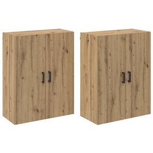 vidaXL Armoire Murale 2 pc Ch&ecirc;ne artisanal 69,5 x 34 x 90 cm