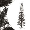 vidaXL Sapin de No&euml;l &eacute;troit Noir 210 cm