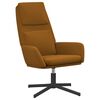 vidaXL Chaise de relaxation Marron Velours