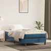 vidaXL Matelas &agrave; ressorts ensach&eacute;s 80 x 220 cm Bleu fonc&eacute;