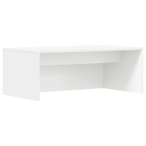 vidaXL Bureau mural Blanc Bois d'ing&eacute;nierie 80 x 45 x 30 cm
