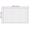 vidaXL Tapis rectangulaire naturel 60x100 cm bambou