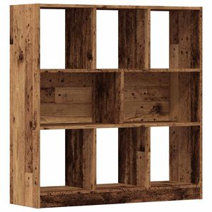 vidaXL Biblioth&egrave;que vieux bois 97,5x29,5x100 cm bois d'ing&eacute;nierie