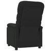 vidaXL Fauteuil inclinable Noir Tissu