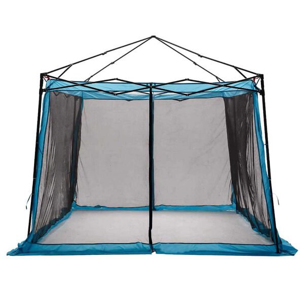 vidaXL Tente int&eacute;rieure avec toit Bleu 303 x 303 x 196 cm taffetas