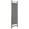 vidaXL Cloison de s&eacute;paration 4 panneaux Anthracite 160 x 180 cm
