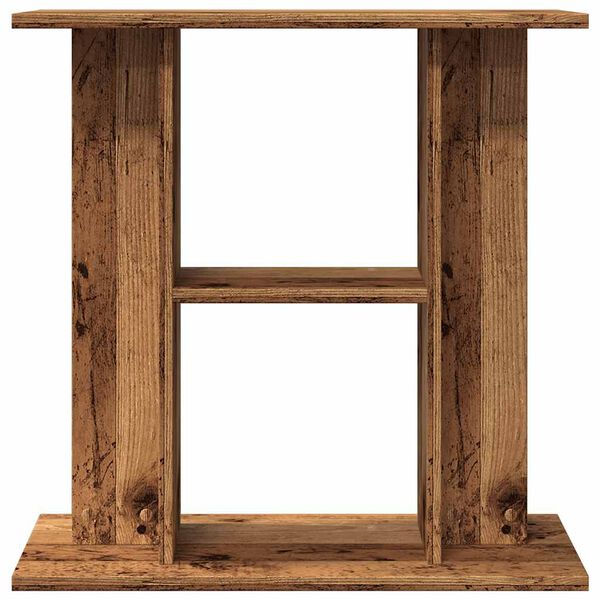 vidaXL Support d'aquarium en bois ancien 60 x 30 x 60 cm Bois d'ingénierie