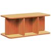 vidaXL Table basse Brun cire 80 x 39,5 x 33,5 cm Bois massif en pin