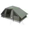 vidaXL Tente familiale avec auvent imperm&eacute;able 6 personne Vert arm&eacute;e