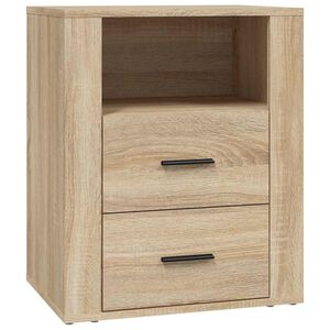 vidaXL Table de chevet Ch&ecirc;ne sonoma 50x36x60 cm Bois d'ing&eacute;nierie