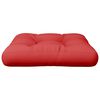 vidaXL Coussin de palette rouge tissu