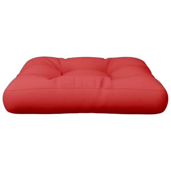 vidaXL Coussin de palette rouge tissu