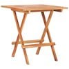 vidaXL Table de bistro pliable 60x60x65 cm Bois de teck solide