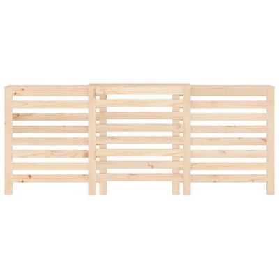 vidaXL Cache-radiateur 210x21x85 cm Bois massif de pin