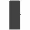 vidaXL Armoire de rangement Noir 80 x 40 x 105 cm Acier