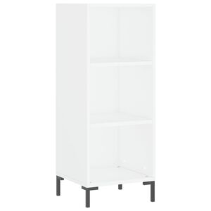 vidaXL Buffet blanc 34,5x32,5x90 cm bois d'ing&eacute;nierie