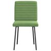 vidaXL Chaises &agrave; manger lot de 4 vert clair velours