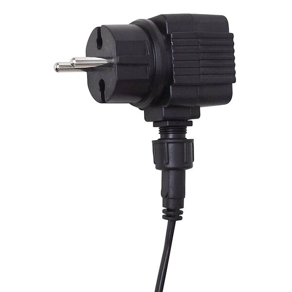 vidaXL Fontaine rectangulaire de piscine avec LED Inox 30 cm